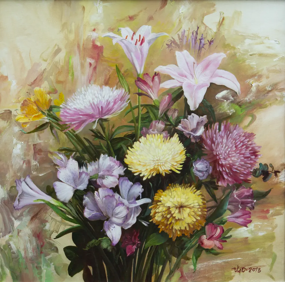 Lily & Chrysanthemum Bouquet